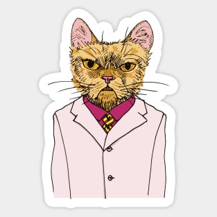 Business Cat: The Chief Executive Meow-ficer Sticker